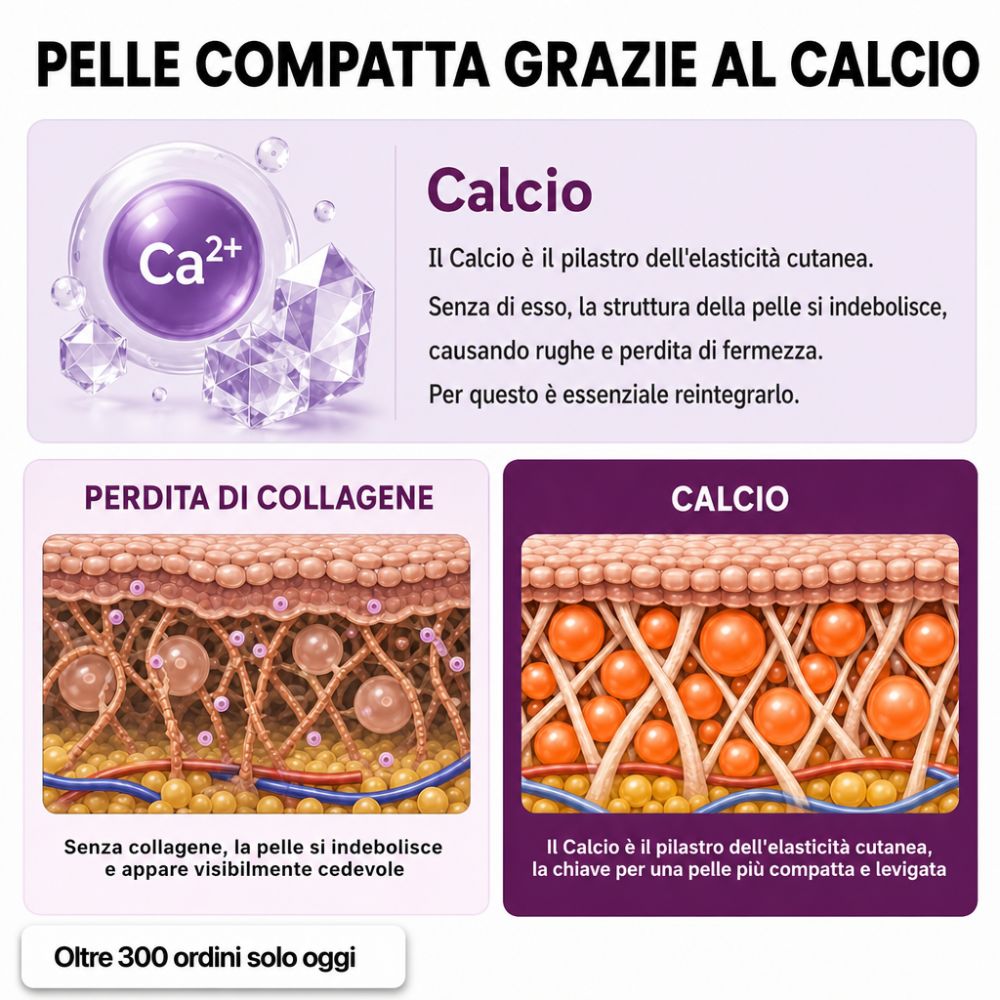 Balsamo anti-rughe al calcio