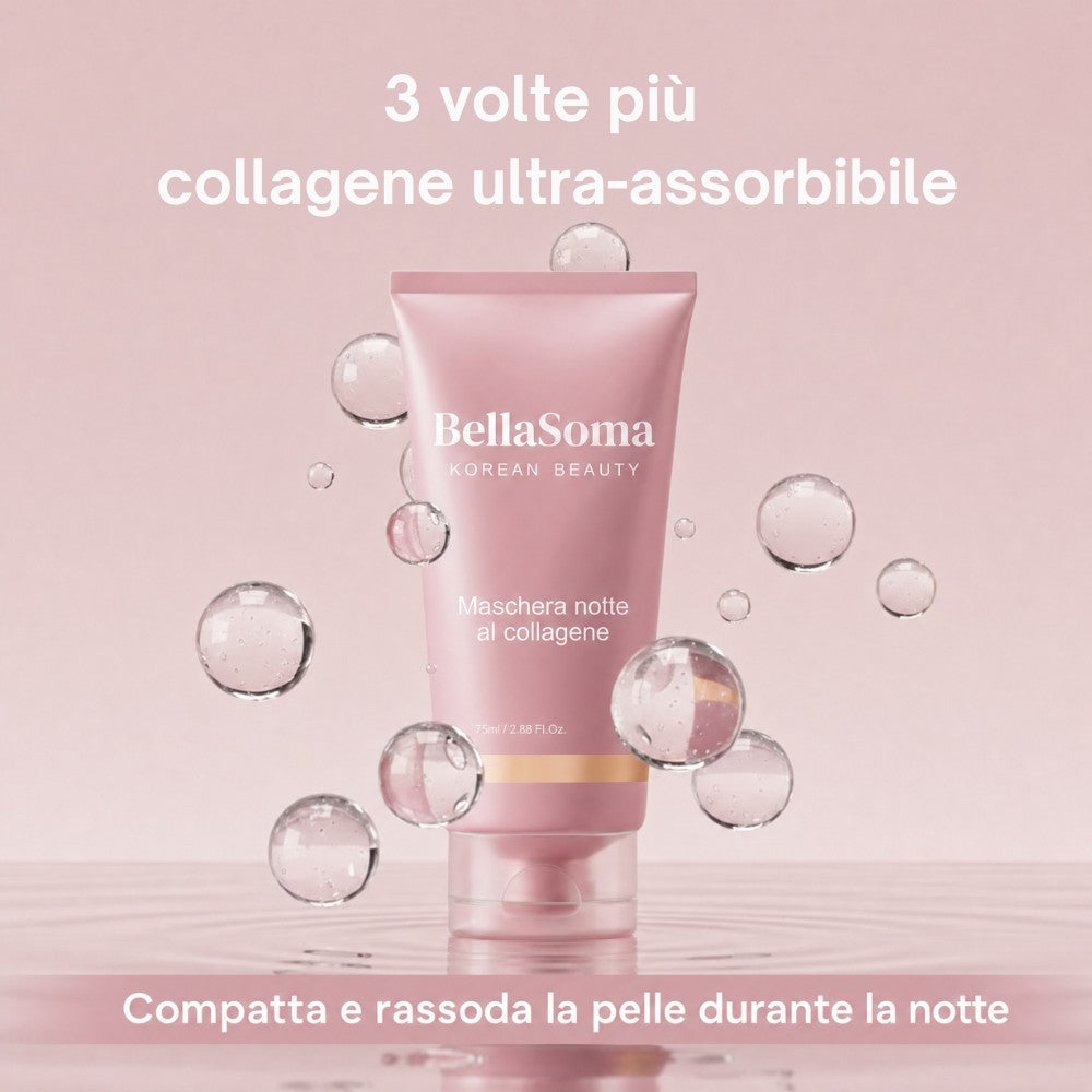 Maschera notte al collagene