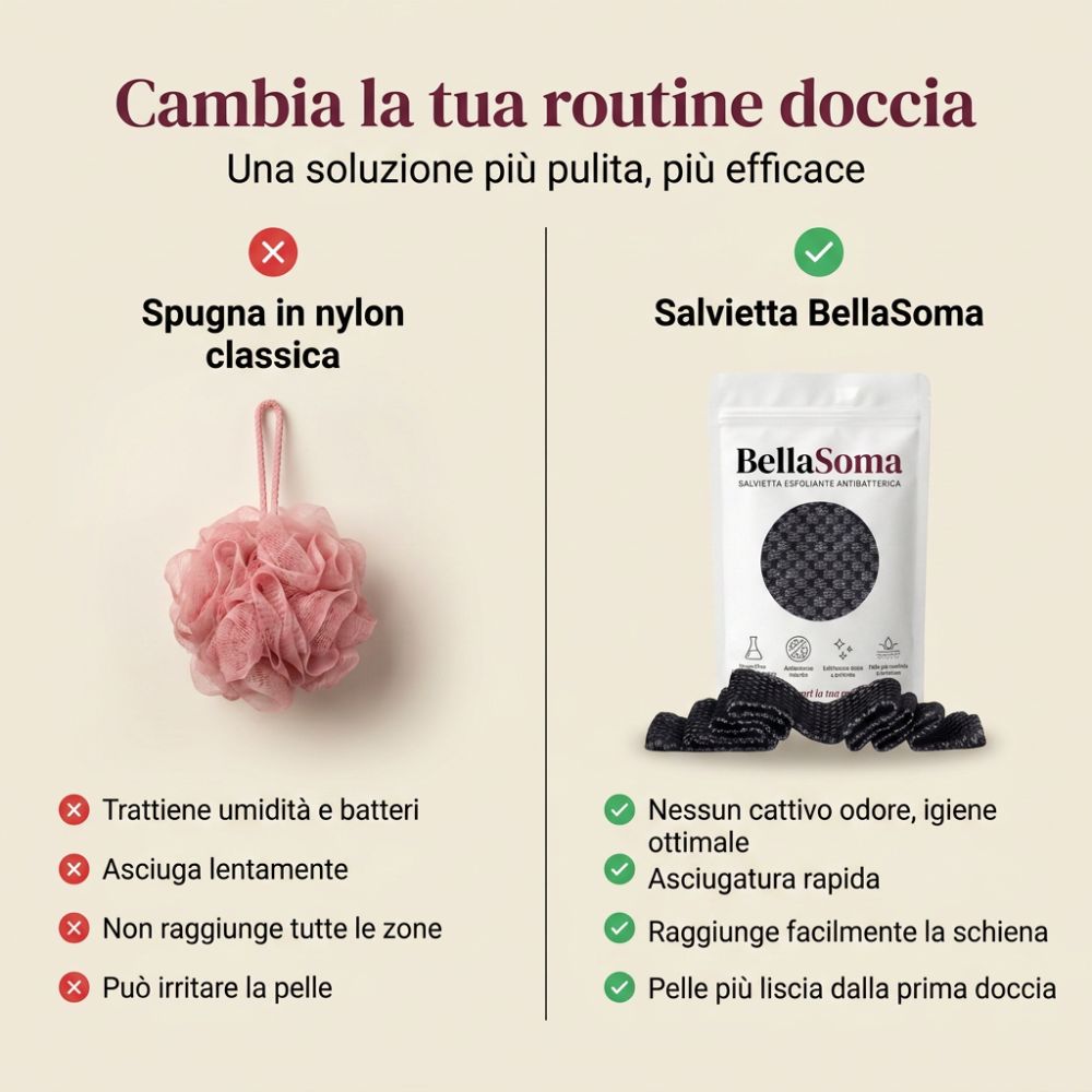 Salvietta esfoliante Bellasoma